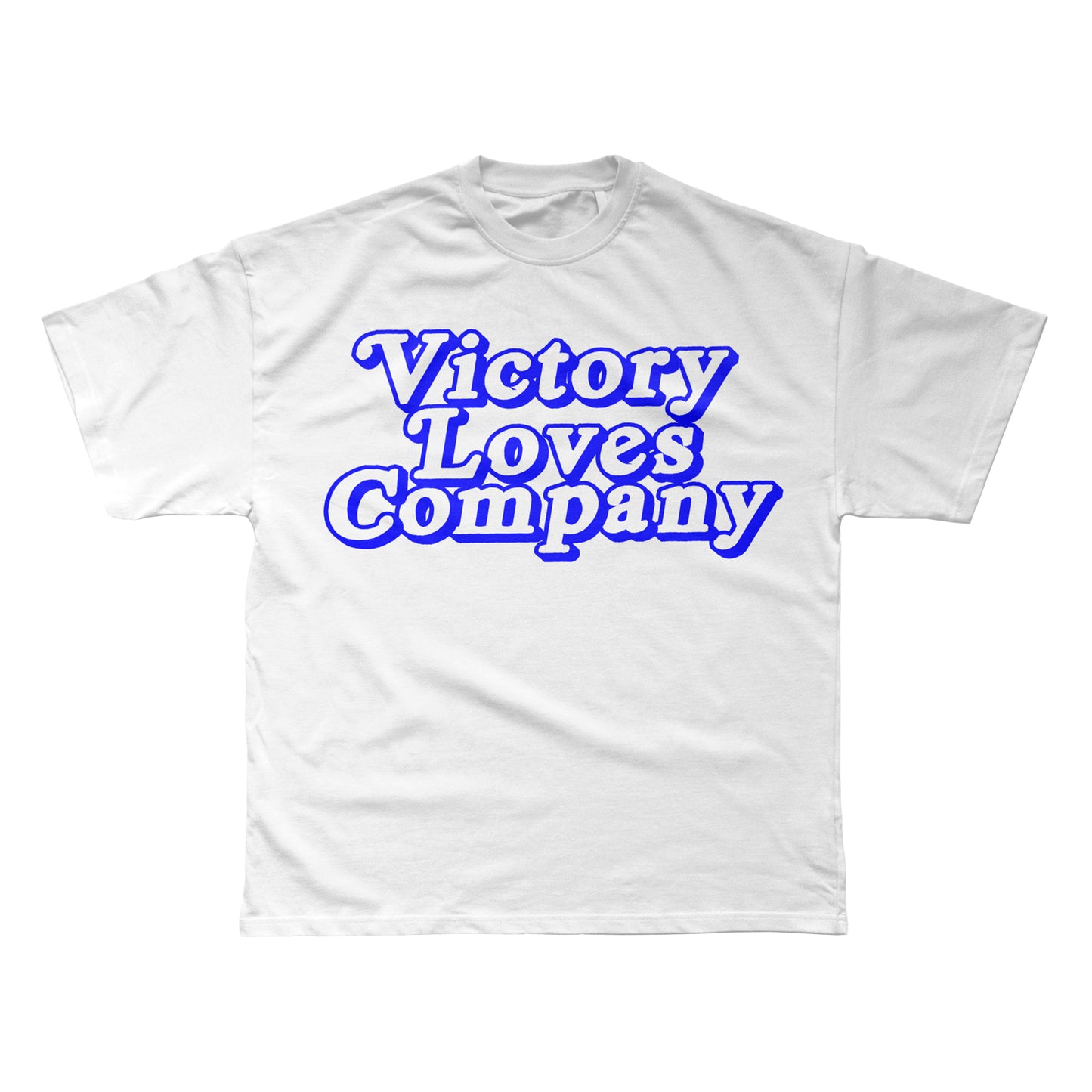 VLC Alternate Logo Tee White - Blue