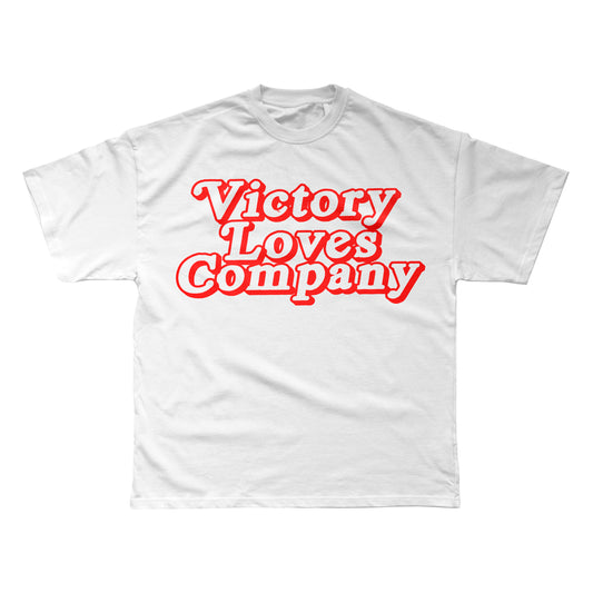 VLC Alternate Logo Tee White - Red